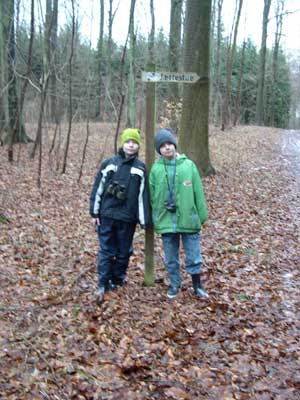 Peter og Kristoffer i Flintinge Byskov. Foto: Søren Nielsen