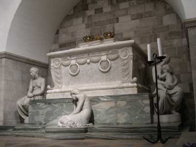 Christian 9.s gravmonument i Roskilde domkirke. Foto: Søren Faaborg Nielsen