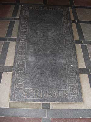 Erik Klippings grav i Viborg domkirke. Foto: Søren Faaborg Nielsen